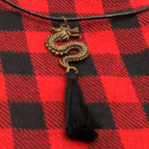 Handcrafted Asian Dragon Necklace - Picture 3 of 6